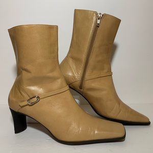 NINE WEST Mid-calf Leather Boots